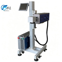 Machine de marquage laser UV pour l'impression de codes de lots et dates d'expiration en usine, pour sacs d'emballage alimentaire en plastique, imprimante laser