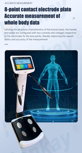 Appareil d'analyse corporelle complète avec formation gratuite, analyse de l'hydratation corporelle, des sels inorganiques, scanner corporel, analyseur professionnel - Product Image 3