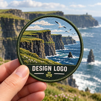 Patchs brodés APEX personnalisés avec logo et motif de marque, haute densité 3D, thermocollants ou à coudre, patchs brodés de designer d'usine