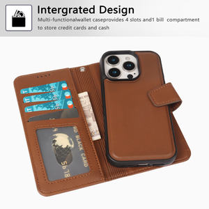 Custodia a Portafoglio Retrò 2 in 1 Staccabile Magnetica in Pelle per Samsung <span class=keywords><strong>Galaxy</strong></span> M35 A06 A16 A15 A14 <span class=keywords><strong>A13</strong></span> con <span class=keywords><strong>Cover</strong></span> Flip - Product Image 2