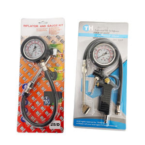 เครื่องวัดแรงดันลมยางแบบสายยาว 0-230psi หน้าปัดอนาล็อก สำหรับรถยนต์และรถจักรยานยนต์ - Product Image 4