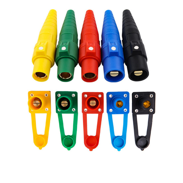 CHENF High Current 150A/200A/400A Cam Lock Connector Waterproof Male Female Single Core for Panel Mount Socket