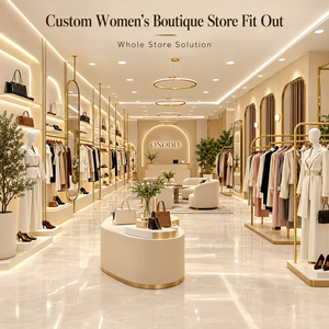 Servizio di Allestimento Interno Modulare per Boutique di <span class=keywords><strong>Abbigliamento</strong></span> Femminile, Espositori Personalizzati e Progetto di Ristrutturazione Completa del Negozio - Product Image 5