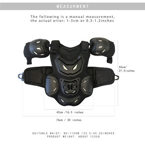 OEM Customised Black White One Size Motorcycle Off-<strong>Road</strong> Riding Chest <strong>Back</strong> Protector Body Armor Vest Jacket - Product Image 5