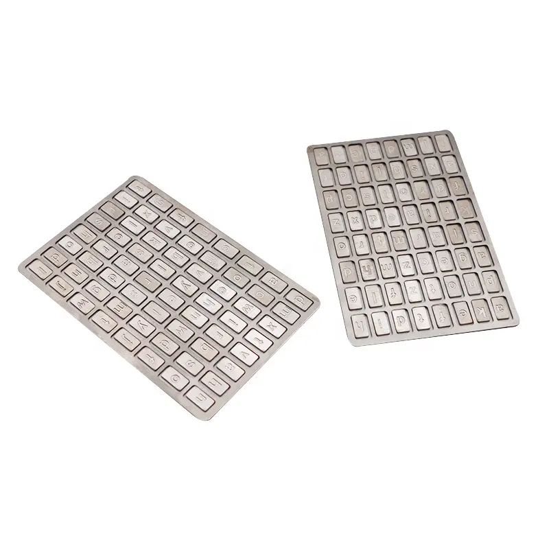 Placas metálicas de aço inoxidável de titânio, placas de metal cnc de alta qualidade personalizada, armazenamento de frase de semente de criptografia