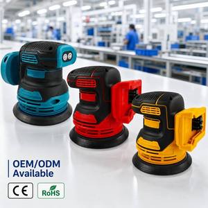 <span class=keywords><strong>Ponceuse</strong></span> orbitale aléatoire sans fil <span class=keywords><strong>professionnelle</strong></span> 20V, sans balais, 125 mm (5 pouces), rechargeable au lithium, pour le travail du bois - Product Image 4