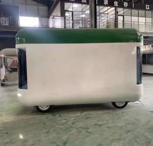 Food Truck Mobile per Gelateria su Ruote, Caffè, Hamburger, Hot Dog, Dessert - in Alluminio e Fibra di Vetro, Resistente alla Ruggine - Product Image 5