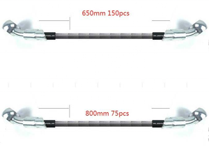 Lignes de contrôle de moto M8 de qualité automobile 1200N résistance à la traction raccords d'extrémité faciles à installer pour vélos Cruise Bobber - Product Image 2