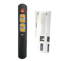 Control Remoto Universal de Aprendizaje con Botones Grandes, 6 Teclas, Códigos para TV, STB, DVD, DVB, Amplificador HIFI
