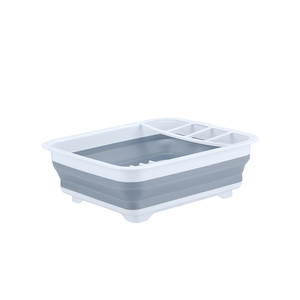 Kitchen Storage Tableware Drain Rack Folding Drain Storage Box Bowl Rack Storage Boxes & Bins Food Container Foldable Injection
