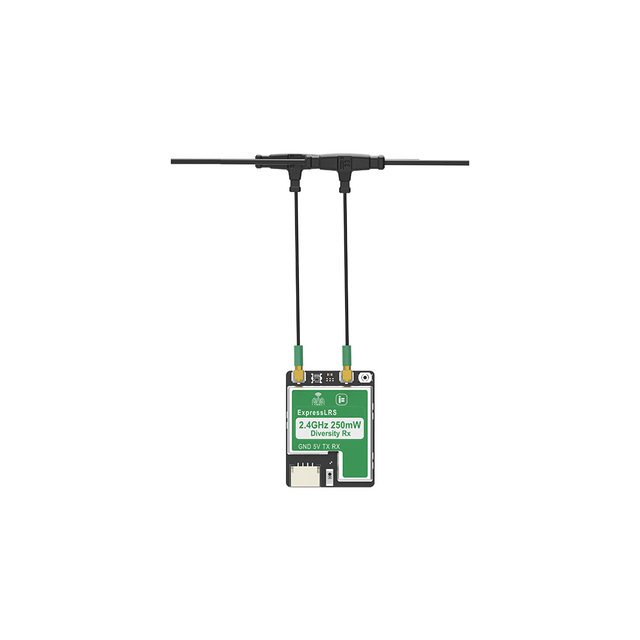IFlight Professional UAV Dual Band True Diversity Receiver ELRS 2.4GHz/915MHz Gemini Dual Antenna for ELRS FPV