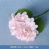 Bunga Hydrangea Buatan LE-292 Grosir untuk Dekorasi Meja Rumah, Rangkaian Bunga, dan Dinding Bunga Pernikahan
