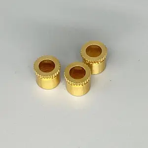 M3 M4 M5 M6 Đồng Nội Thất Gỗ Nhúng Nuts Tùy Chỉnh Có Khía Threaded Brass Insert Nuts Cho In 3D Injection Molding