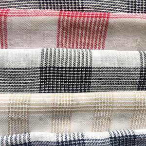 Venta al por mayor de tela de cuadros teñida de hilo <span class=keywords><strong>grande</strong></span> para camisa de hombre excedente de stock lote de estilo de sarga textil tejido - Product Image 6