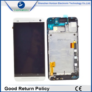 Vente en gros d'usine, écran tactile LCD de remplacement de qualité supérieure à 100% pour HTC ONE M7 801E avec cadre - Product Image 3