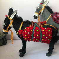 Fabriqué en chine artisanat artificiel de haute qualité joli cadeau pour les Clients Vip ornement d'âne réaliste pour la décoration de la maison