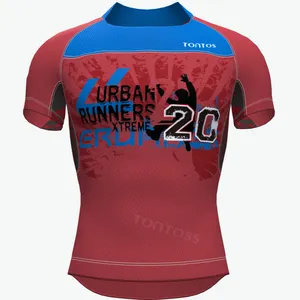 Rugby Uniforms Men's OEM Sublimation Custom Training Clothes Blue Sport Wear Rugby Kits Rugby Shirts Jersey