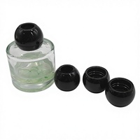 Collier diffuseur sphérique rond en plastique ABS de 28 mm pour bouteilles de parfum, d'huiles essentielles et d'aromathérapie