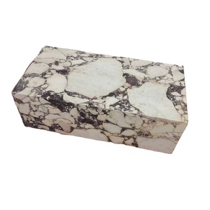 <span class=keywords><strong>Table</strong></span> en forme de cube en marbre Calacatta Viola naturel pour <span class=keywords><strong>table</strong></span> d'appoint - Product Image 2