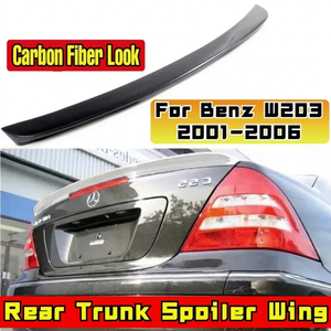 สำหรับ Mercedes-Benz C-Class C260 C200 C180 W203 C320 2001-2006ชุดบอดี้สปอยเลอร์ท้ายรถสปอยเลอร์ท้ายรถสปอยเลอร์อุปกรณ์เสริมรถยนต์ - Product Image 1