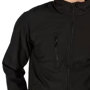 Chaqueta Softshell de manga larga con impresión de logotipo personalizado al por mayor, chaqueta Softshell de fabricante profesional para hombre - Product Image 2
