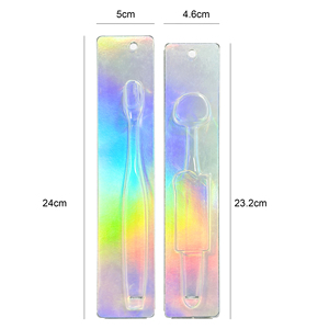 Emballage personnalisé en blister pour brosses à dents et articles <span class=keywords><strong>de</strong></span> soins personnels – Boîtes en plastique PET recyclé écologiques avec languette coulissante pliée - Product Image 6