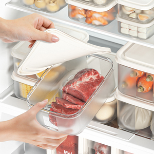 Lot de 6 Boîtes de Rangement en Plastique pour Réfrigérateur, Salade Bento, Préparation de Repas, Conteneurs Alimentaires, Organisateur de Cuisine - Product Image 3