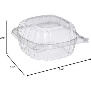 Envases de Plástico para Postres de Grado Alimenticio, Caja de Embalaje Tipo Concha para Pasteles y Hamburguesas de Supermercado - Product Image 3