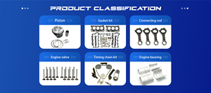 Kit de pistones 11251704500 11251708901 para motor de coches M62B44 92mm 4.4L para BMW X5 4 4i E53 540i Touring E39 - Product Image 5