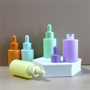 Luxury Cosmetic <b>Dropper</b> <b>Bottle</b> Matte White Black Serum <b>Dropper</b> <b>Bottle</b> 15ml 30ml 50ml 100ml Glass <b>Dropper</b> <b>Bottle</b> with Pipette - Product Image 4