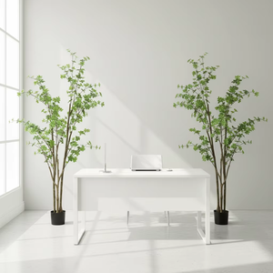 Árbol Artificial <span class=keywords><strong>de</strong></span> Enkianthus Perulatus, Flor <span class=keywords><strong>de</strong></span> <span class=keywords><strong>Nieve</strong></span> Japonesa Artificial con Follaje Verde Denso para Decoración <span class=keywords><strong>de</strong></span> Interiores, Hogar y Oficina, Varios Tamaños - Product Image 3