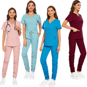 Pantaloni jogger dai colori vivaci |   Divise Ospedaliere e Dentali Traspiranti in Stock, VENDITA CALDA Set di Uniformi Premium per Infermieri - Product Image 1