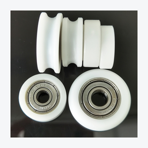 Rouleaux de porte coulissante en plastique nylon PU personnalisés BS60826-7 8x26x7MM, roulement à billes, charge utile 25KG, POM - Product Image 5