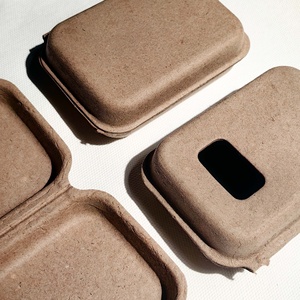 Bã mía bột giấy vật liệu thân thiện với môi trường phân hủy thực phẩm có thể tái chế container bao bì hộp tùy chỉnh màu sắc logo hàng ngày - Product Image 3