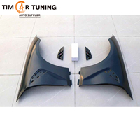 Emblema de Guardabarros Tim Car Tuning M3 M4 G80 G82 para BMW Serie 3 G20 G28 Lci 2020+, Emblema de Guardabarros M3 Negro y Logotipo de Carbono