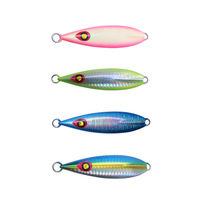 Leurre Métallique Papillon Réaliste Luminescent à Coulée Rapide et Oscillation Lente, Appât Artificiel Dur pour Pêche en Eau Salée