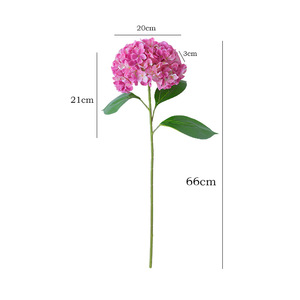 Hydrangea <b>Artificial</b> <b>Flower</b> Plastic Silk Large European Style Wedding Home Decoration - Product Image 5
