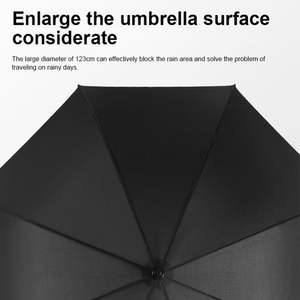 Paraguas de Golf Recto de Apertura Automática de Fibra de Carbono de Alta Calidad, Resistente al Viento, con Logotipo Impreso, Personalizado para Promociones y Eventos - Product Image 3