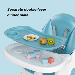 <span class=keywords><strong>Chaise</strong></span> multi-fonction 3 en 1 en acrylique, pliante, haute salle à manger pour bébés enfants, en plastique d'alimentation pour enfants - Product Image 2