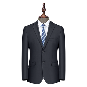 Trajes Formales de Negocios para Hombre de Alta Calidad 2025, Corte Entallado, Transpirables, Tallas Grandes, con Abertura Trasera y Tela de Lana Peinada - Product Image 2
