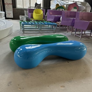 Sièges en fibre de verre, chaises de loisirs publics et tabourets créatifs pour centres commerciaux, bancs de repos extérieurs personnalisables - Chine - Product Image 4