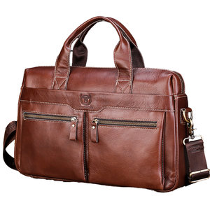 Genuine <b>Leather</b> Handmade Durable Men's Classic Luxury Messenger Crossbody Shoulder <b>Laptop</b> Briefcase Soft <b>Bag</b> - Product Image 1