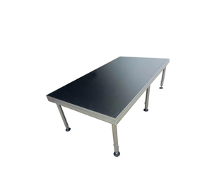 Escenario Portátil de Aluminio para Eventos con Patas Insertables, Plataforma Hexagonal Antideslizante, Fácil de Instalar, Plataforma Modular para Fiestas, DJ y Festivales - Product Image 3