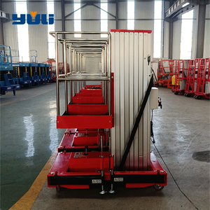 Yuli gunting pelatihan elektrik aluminium Aloi, Platform pengangkat gunting listrik perancah dapat dilipat udara kerja tipe gunting paduan aluminium vertikal - Product Image 4