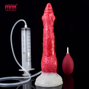 Silicone Deer Squirt <b>Dildo</b> With Suction Cup Spray Liquid Function Couple Dog Knot <b>Dildo</b> Strap on <b>Dildo</b> for Women - Product Image 1