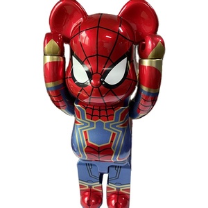 Hot Sell Violent Bear 28CM Decoration Figure Toy KAW Model Spider-Man 400% With Color Box Joint Movable Bearbrick