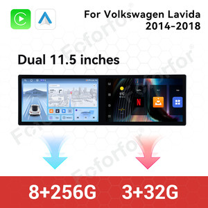วิทยุติดรถยนต์หน้าจอคู่23นิ้วสำหรับ Volkswagen <span class=keywords><strong>Lavida</strong></span> 2014-2018แอนดรอยด์<span class=keywords><strong>14</strong></span> GPS นำทางเครื่องเล่นมัลติมีเดียรถยนต์ไร้สาย CarPlay - Product Image 5