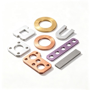 OEM Custom Metal Shim Gaskets Laser Cutting Special Shape Punching Brass Red Copper Aluminum Stainless Steel <b>Spacer</b> Parts - Product Image 1