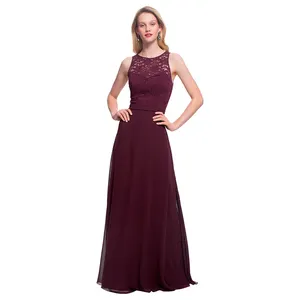Hermosa vino rojo vestidos de dama de honor para looks elegantes -  