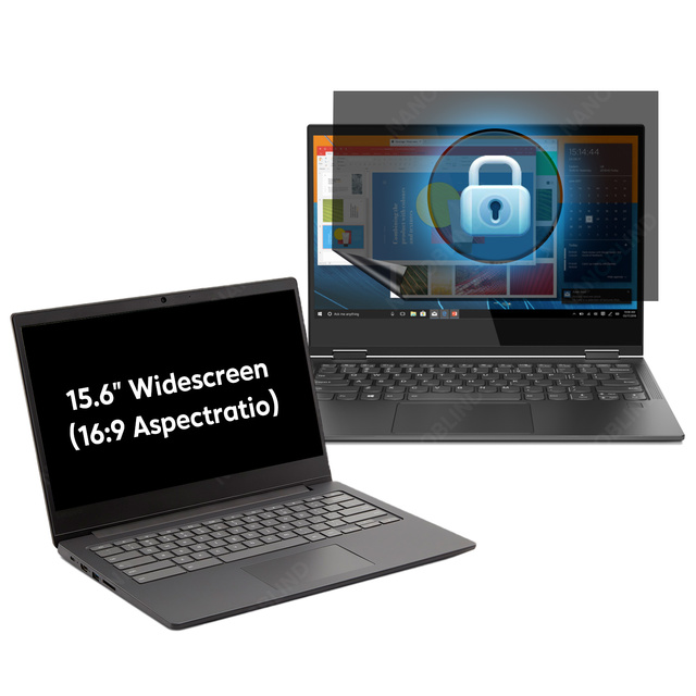 15.6 Inch Laptop Anti Blue Light Privacy Filter Compatible With Lenovo Hp Dell Acer Asus Thinkpad Envy Xps 16:9 Aspect